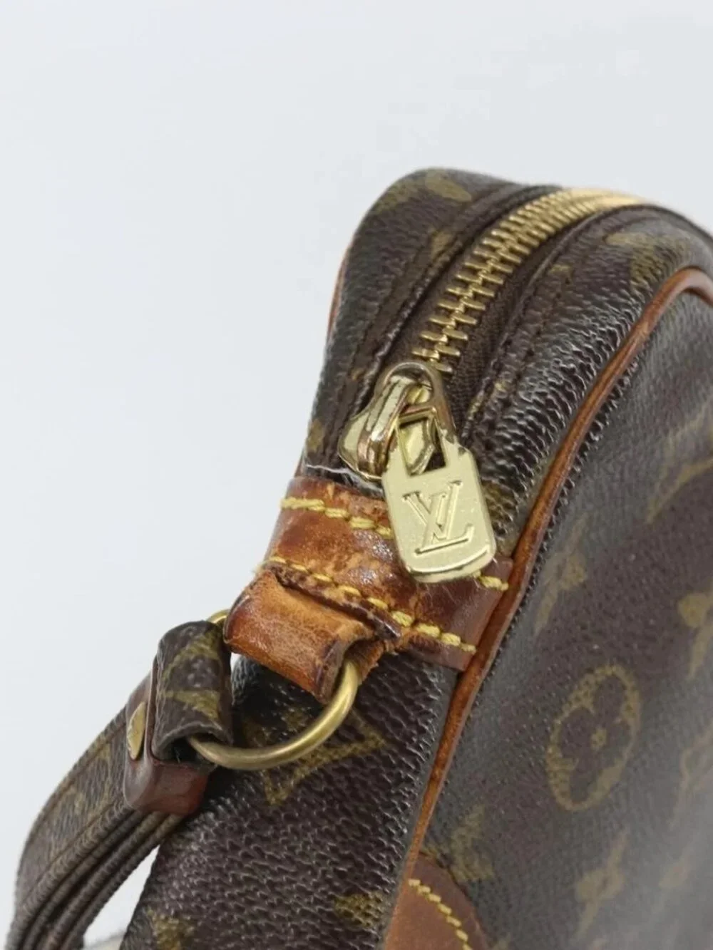 LOUIS VUITTON Monogram Marly Dragonne PM Clutch Bag M51827 LV Auth 166581